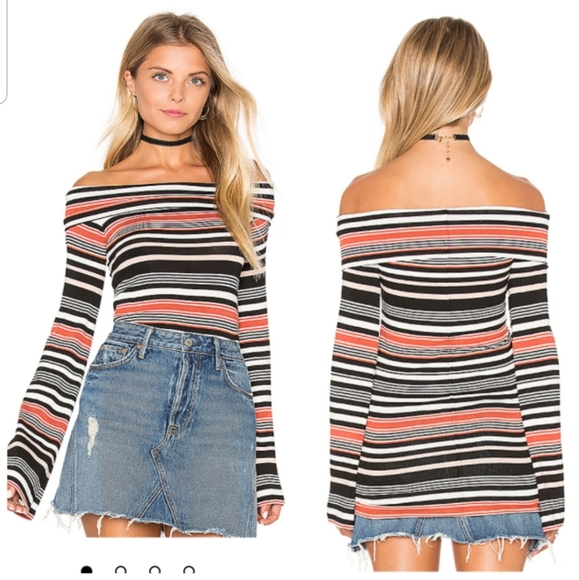 Free People Tops - Free People Portland Striped Long Sleeve Top